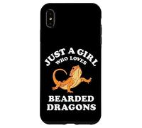 Carcasa para iPhone XS MAX Bearded Dragon Pet Lizard Reptile Animal Gift Black