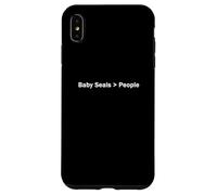 Carcasa para iPhone XS MAX Bebé focas > Gente Mayor Que Humor Divertido Humor Lindo