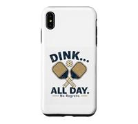 Carcasa para iPhone XS MAX Bebe Todo el día sin arrepentimientos, Divertido Pickleball