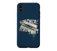Carcasa para iPhone XS MAX Been There Done That Retro Cassette Mixtape de los 90