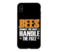 Carcasa para iPhone XS MAX Bees Handle The Buzz I Handle The Fuzz