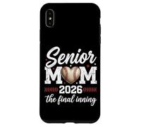 Carcasa para iPhone XS MAX Béisbol Senior Mamá 2026 Final Inning Orgullosa Mamá Madre Madre