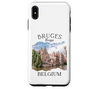 Carcasa para iPhone XS MAX Bélgica Patrimonio Iconic Brujas Canal Arquitectura Medieval