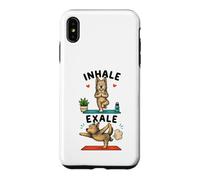 Carcasa para iPhone XS MAX Berger Picard Haciendo Yoga inhalar - exale DIGOR Divertido