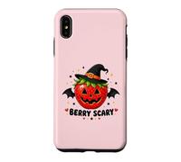 Carcasa para iPhone XS MAX Berry Scary Strawberry Halloween Summerween Witch Kawaii