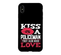 Carcasa para iPhone XS MAX Besar a un policía Necesita Amor también Oficial de policía