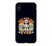 Carcasa para iPhone XS MAX Best Cavachon Dog Dad Ever Funny Retro Pet Owner & Lover