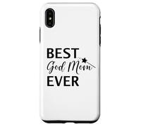 Carcasa para iPhone XS MAX Best God Mom Ever Sign Best Godmother Ever God Mothers Day