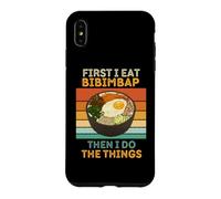 Carcasa para iPhone XS MAX Bibimbap First I Eat Bibimbap Then I Do The Things Bibimbap Vintage