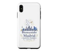 Carcasa para iPhone XS MAX Bienvenido a Madrid Santo Padre 2026 Paloma de Paz Católico