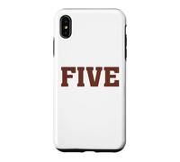 Carcasa para iPhone XS MAX Big Maroon Color 5 Five
