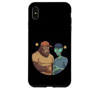 Carcasa para iPhone XS MAX Bigfoot Sasquatch Alien Love Mano Signo Cryptid