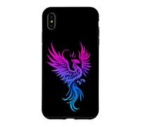 Carcasa para iPhone XS MAX Bisexual Phoenix Bird Bi Pride Flag Rising from Ashes