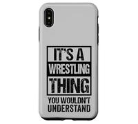 Carcasa para iPhone XS MAX Black: A Wrestling Thing You Wouldn't Understand Fan/Fighter