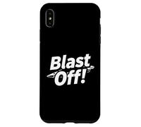 Carcasa para iPhone XS MAX Blast Off! Rocket Ship Space Launch Design