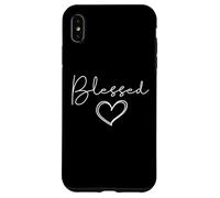Carcasa para iPhone XS MAX Blessed T-Shirt for Women Cute Heart Graphic