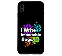 Carcasa para iPhone XS MAX Blockchain Developer Funny I Write Immutable Bugs