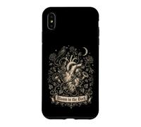 Carcasa para iPhone XS MAX Bloom in The Dark Gothic Anatómico Corazón Raven Goth Girl