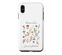 Carcasa para iPhone XS MAX Bloom Where You Are Planted Gardening Floral Motivational