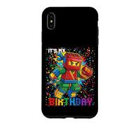 Carcasa para iPhone XS MAX Bloque de Ladrillos Ninja para 6º cumpleaños para niño de 6 años