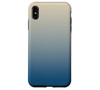 Carcasa para iPhone XS MAX Blue Beige Gradient Aesthetic - Minimalist Ombre Design for