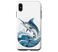 Carcasa para iPhone XS MAX Blue Marlin Ocean Graphic Fishing