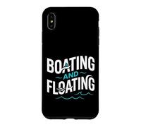 Carcasa para iPhone XS MAX Boating and Floating Summer Lake Trip Vacation Fishing Lover