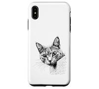 Carcasa para iPhone XS MAX Bonita Cara de Gato Curiosa para Todos los entusiastas de los Animales