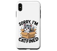 Carcasa para iPhone XS MAX Bonito diseño de Gato juguetón en Caja