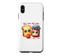 Carcasa para iPhone XS MAX Bonito diseño de Pareja Dulce de Manzana de Mermelada de Tostada