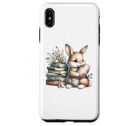 Carcasa para iPhone XS MAX Bookish Easter Bunny Reading Book Every Bunny Loves to Read