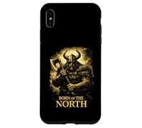 Carcasa para iPhone XS MAX Born of The North Guerrero Vikingo Diseño Nórdico Hombre