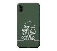 Carcasa para iPhone XS MAX Bosque Minimalista de Hongos Silvestres
