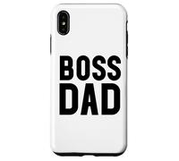 Carcasa para iPhone XS MAX Boss Dad Men Dad Boss Hombre Papa Bossy Daddy Boss Father