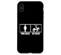 Carcasa para iPhone XS MAX Bóvedas a Caballo Tu Hermana Mi Hermana Ecuestre Bóvedas
