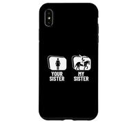Carcasa para iPhone XS MAX Bóvedas a Caballo Tu Hermana Mi Hermana Ecuestre Bóvedas