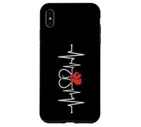 Carcasa para iPhone XS MAX Boxeo Humor Divertido Boxeo Latido del corazón Regalo para un Boxer