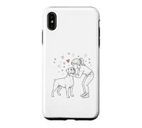 Carcasa para iPhone XS MAX Boxer Dog Love