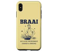 Carcasa para iPhone XS MAX Braai Porque la Cena en el microondas está Mal Barbacoa sudafricana