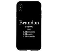 Carcasa para iPhone XS MAX Brandon Definition Handsome Humble Honorable Funny Brandons