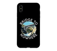 Carcasa para iPhone XS MAX Bridge To Nowhere California Los Ángeles Bosque Senderismo Retro