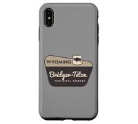 Carcasa para iPhone XS MAX Bridger-Teton National Forest Wyoming Señal de Bienvenida Vacaciones
