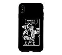 Carcasa para iPhone XS MAX Brindemos por Todos ustedes, bichos raros, Dead Goth Skull Astronaut