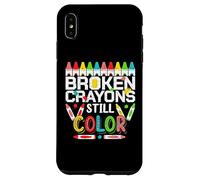 Carcasa para iPhone XS MAX Broken Crayons Still Color Mental Health Awareness Men Women