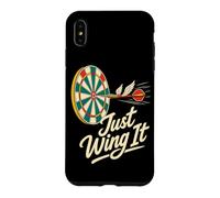 Carcasa para iPhone XS MAX Broma de Dardos voladores de Just Wing It Darts League