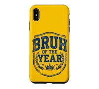 Carcasa para iPhone XS MAX Bruh of The Year Funny Retro Vintage