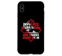 Carcasa para iPhone XS MAX Buceo | Si Involucra Buceo y Tiburones Cuenta Conmigo