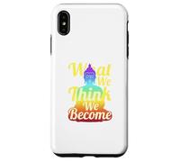 Carcasa para iPhone XS MAX Buda Mindfulness Zen Lo Que pensamos Nos convertimos Frase