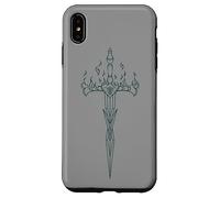 Carcasa para iPhone XS MAX Burning Sword in Flame EMO E-Girl Boy Alt Y2K Trad Mall gótico