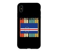 Carcasa para iPhone XS MAX Cabo Verde Bandera Cabo Retro Island Pride Heritage Africa Love